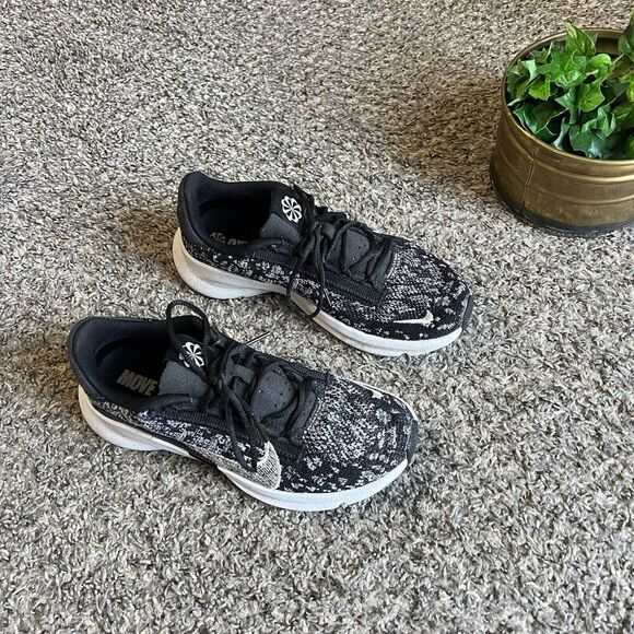 Nike Black White Super Rep Go 3 Flyknit Sneakers Shoe Womens Size 6.5 - Picture 3 of 10